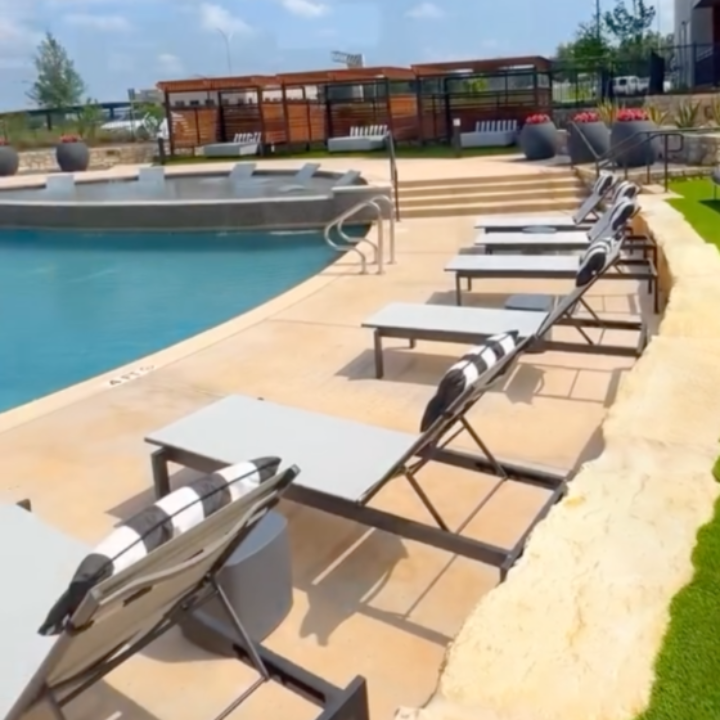 Aqua Sun Lounger