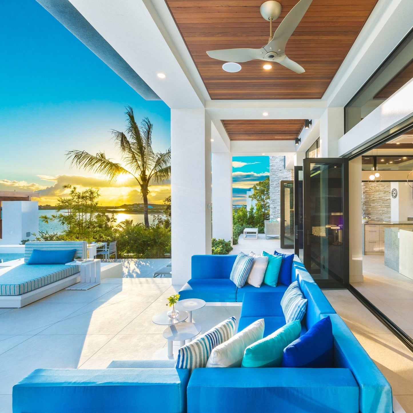 Sectional - Aqua