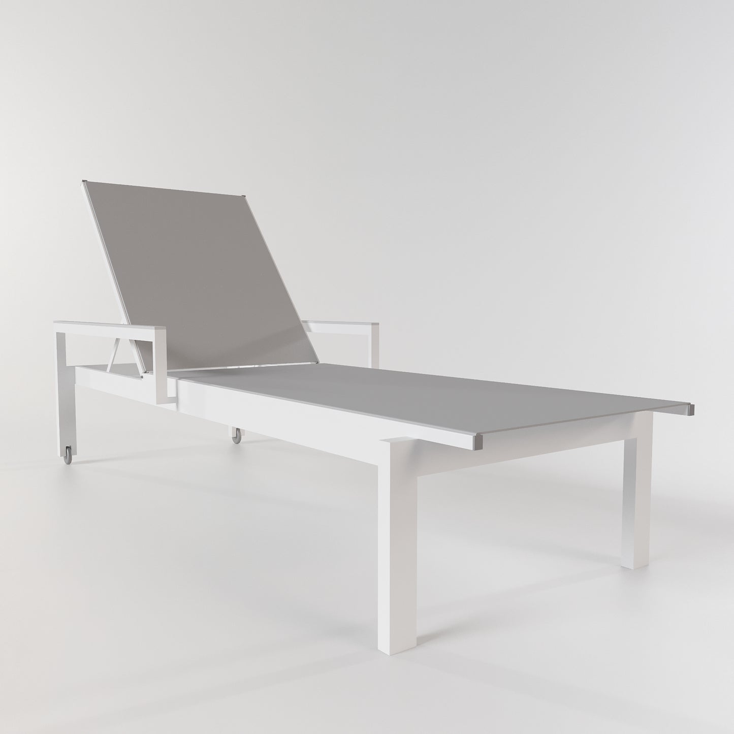 Aqua Sun Lounger with DWS Arms