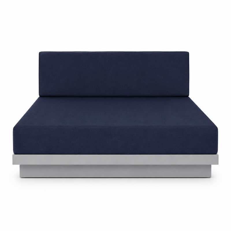 Aqua Armless Daybed