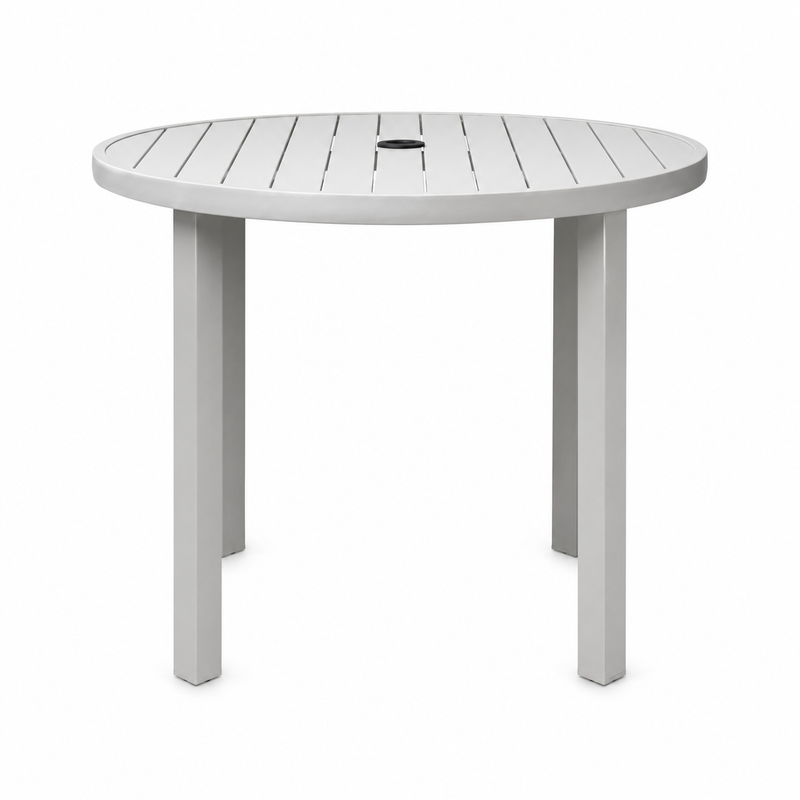 Round Dining Table W Umbrella Hole // RW