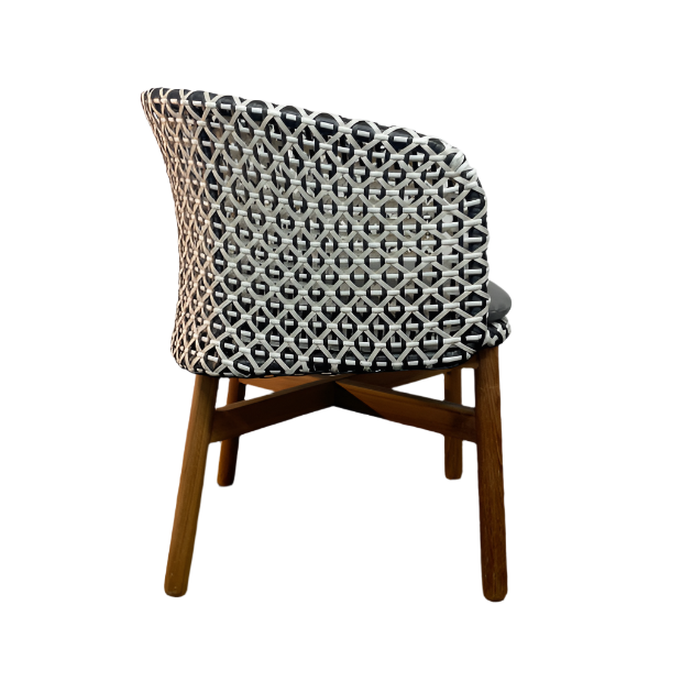 Wicker Chair w Teak Frame // SJM