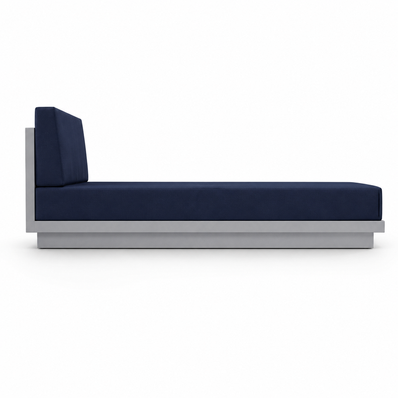 Aqua Armless Daybed