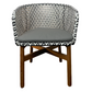 Wicker Chair w Teak Frame // SJM